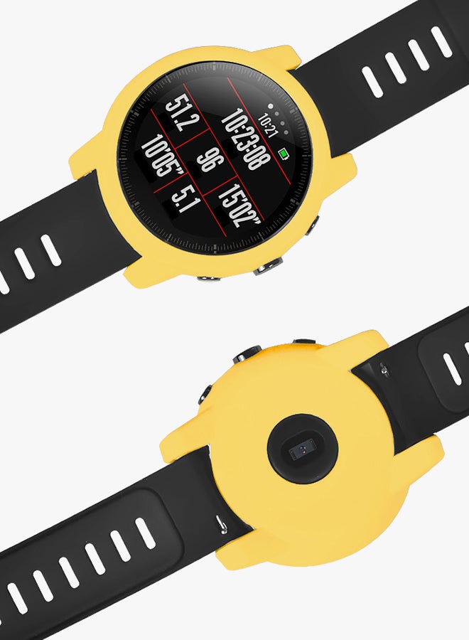 Amazfit Stratos Silicone Watch Case Yellow  - Image 2