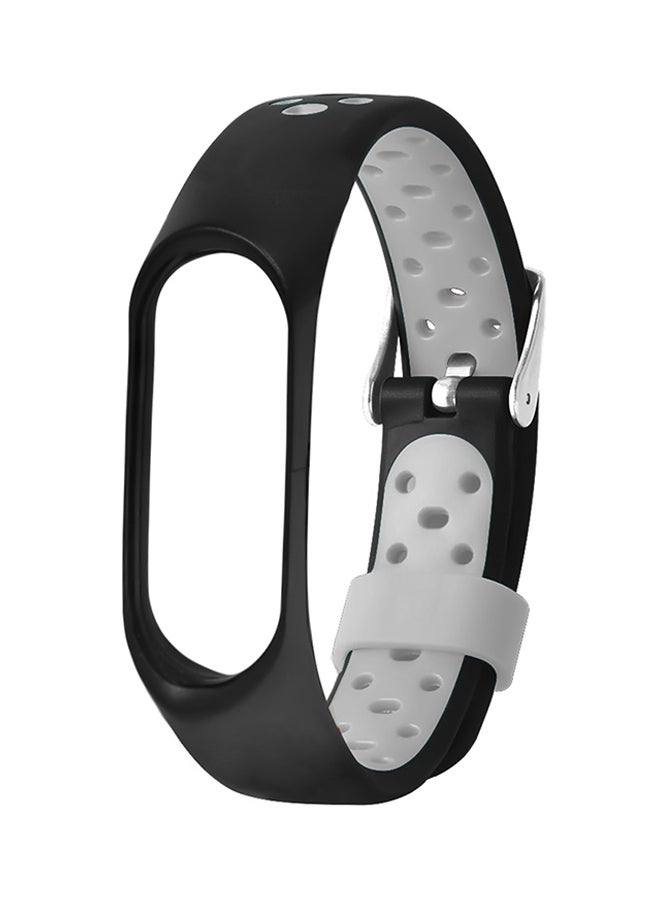Xiaomi Silicon Replacement Band For Xiaomi Mi Band 3 Black/Grey  - Image 1