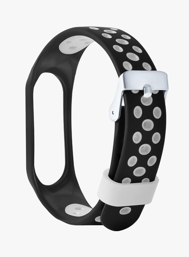 Xiaomi Silicon Replacement Band For Xiaomi Mi Band 3 Black/Grey  - Image 3