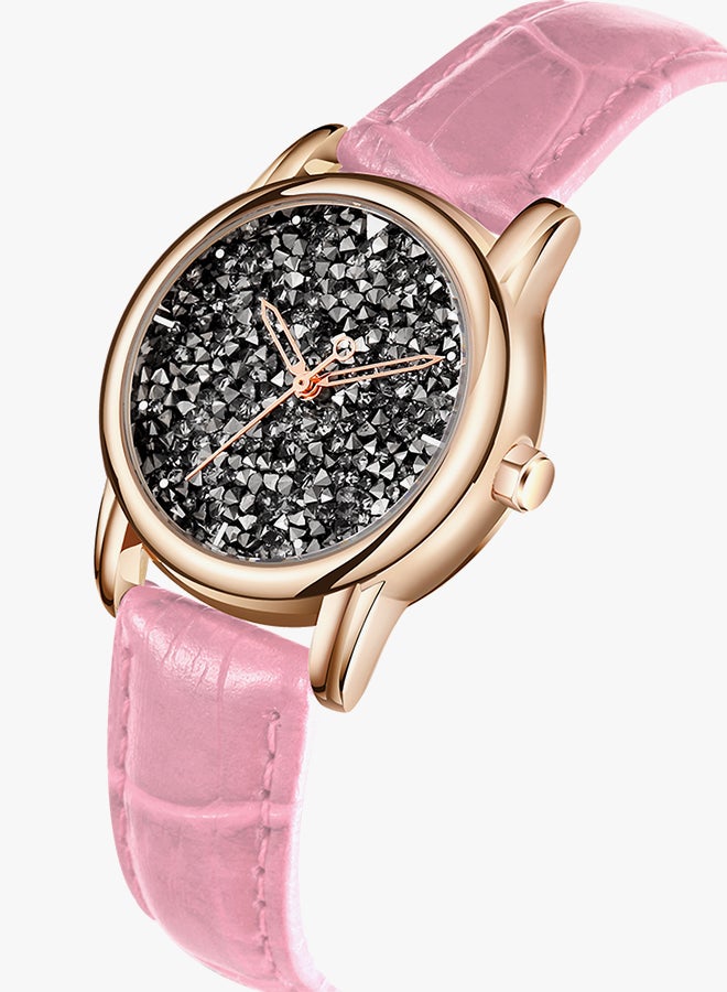 KKmoon Women's Water Resistant Leather Analog Watch SA-1 - Image 2