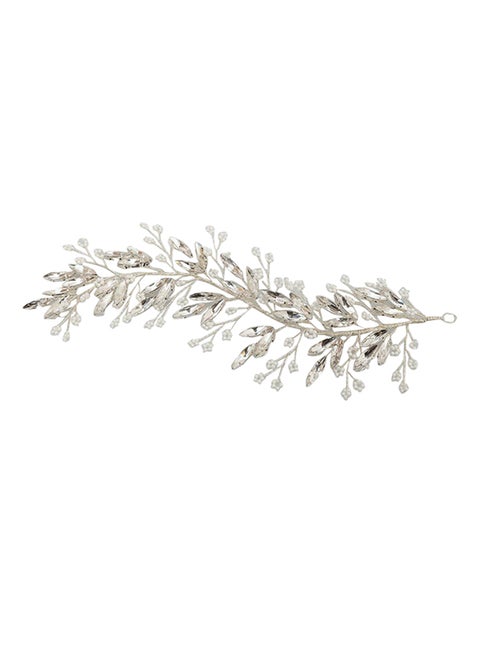 Hair Ornament Clip Silver One Size