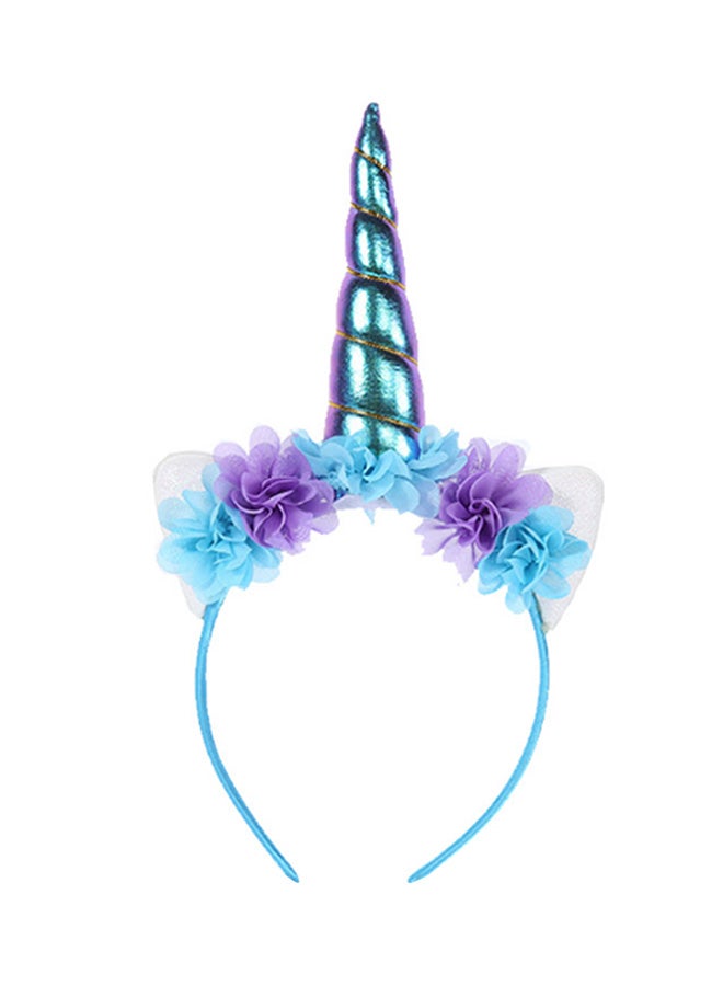 Unicorn Flower Crown Headband One Size