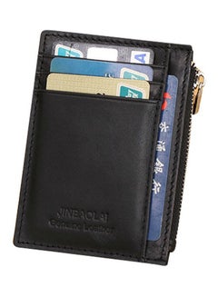 JINBAOLAI Bi-Fold Wallet Black 