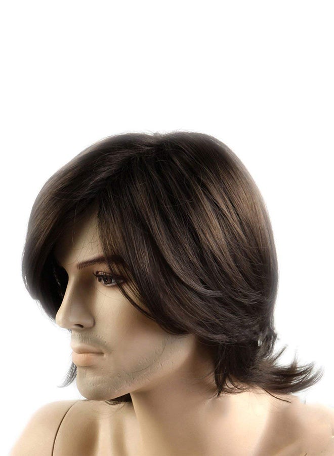 Generic Medium Hair Wig Dark Brown 10inch - Image 1
