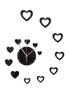 Sharpdo Artistic Wall Clock Black 25 x 25cm  - Image 1