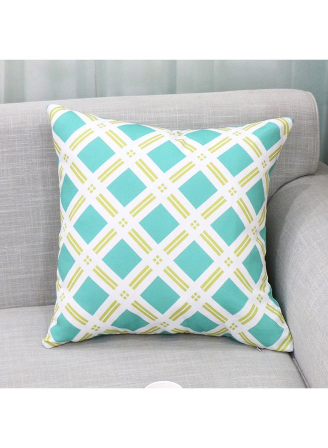 شاربدو وسادة مربعة بنقش مطبوع متعدد الألوان One Size