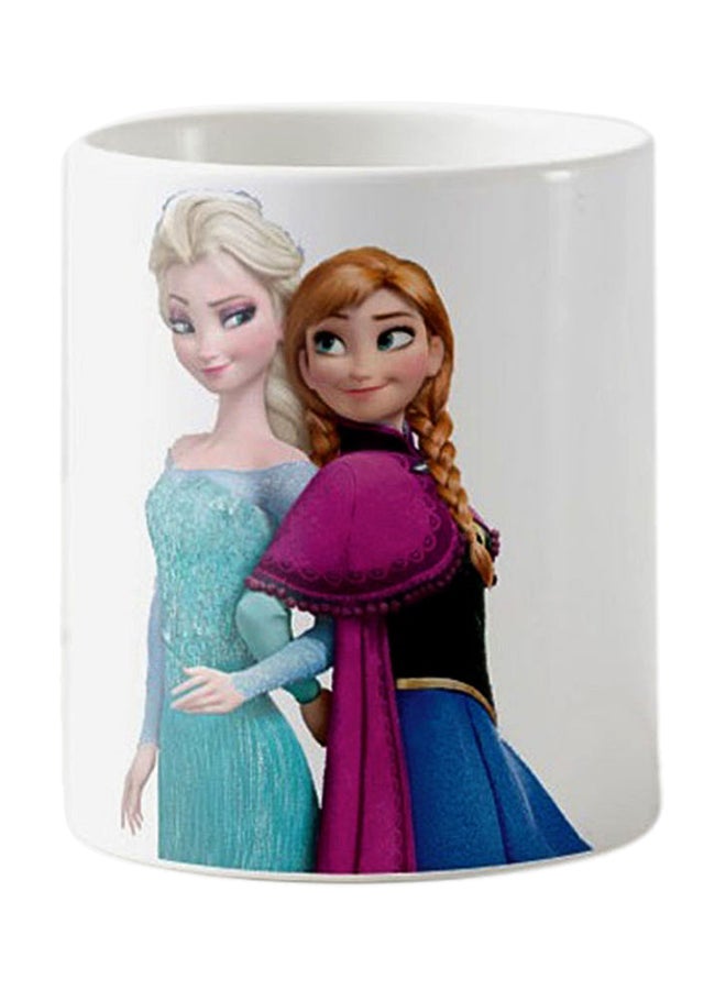 One Piece Elsa And Anna Frozen Mug White