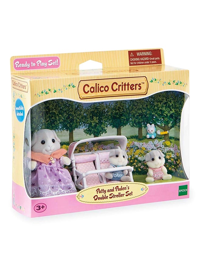 Calico Critters Patty And Paden's Double Stroller Set  - Image 1