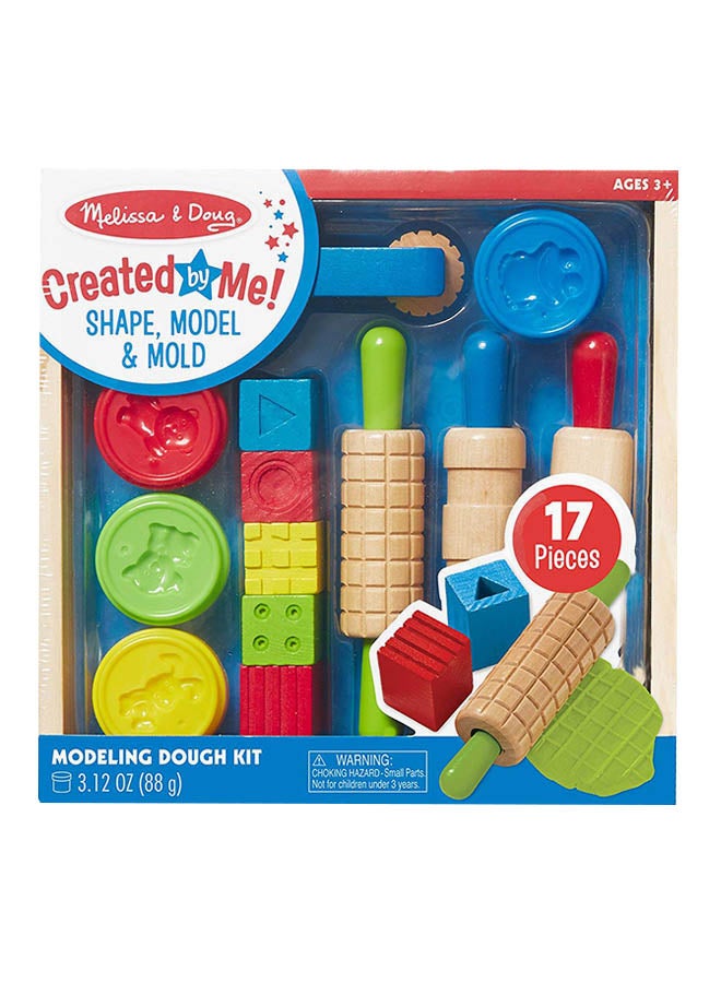 Melissa & Doug Shape, Model And Mold Modelling Dough Kit 3.81 x 25.4 x 25.4cm - Image 1