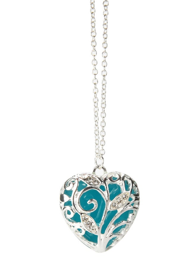 Magical Heart Glow In The Dark Pendant Necklace - Image 1