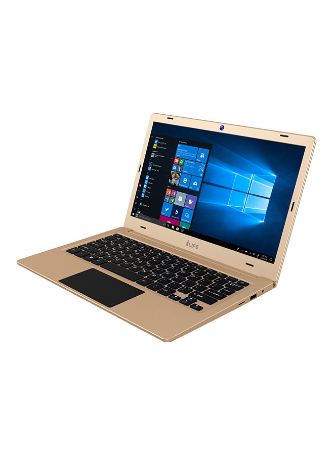 آي لايف كمبيوتر محمول زيد آير لايت بشاشة مقاس 11.6 بوصة، معالج إنتل رباعي النواة/رامات 2 جيجابايت/ذاكرة eMMC سعة 32 جيجابايت/بطاقة رسومات مدمجة إنتل 400 عالية الدقة الإنجليزية/العربية ذهبي - Image 3