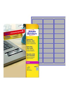 AVERY 540-Piece Heavy Duty Labels Silver/Blue  - Image 1