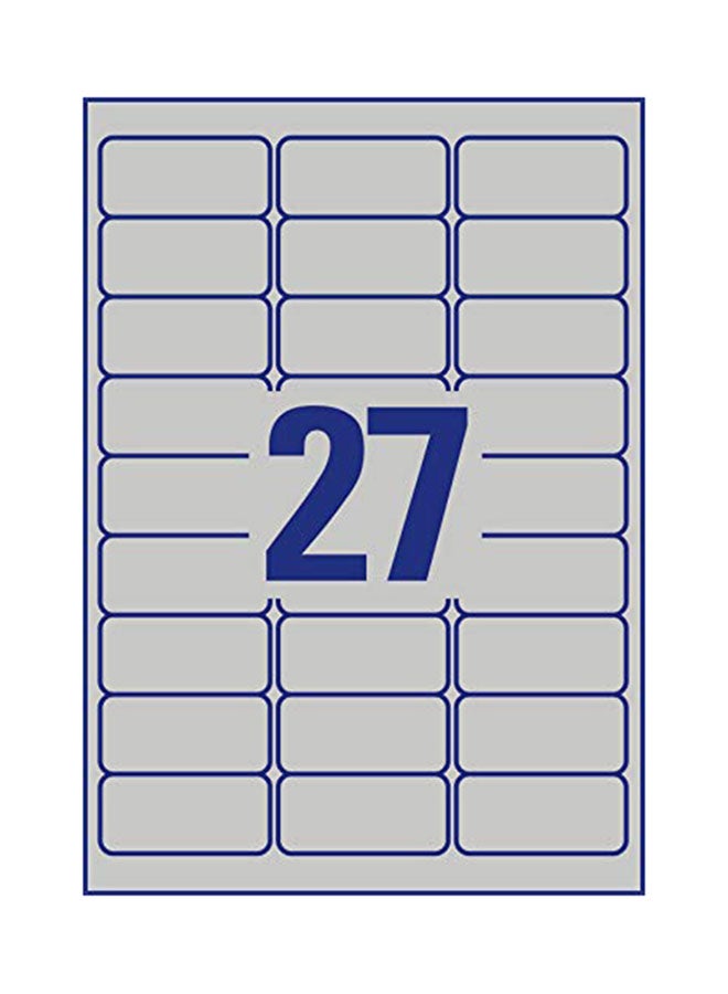 AVERY 540-Piece Heavy Duty Labels Silver/Blue - Image 4