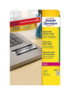 AVERY 540-Piece Heavy Duty Labels Silver/Blue  - Image 2