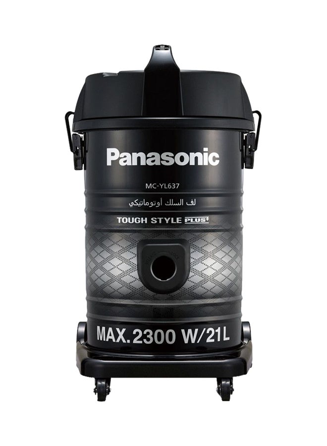 Panasonic Vacuum Cleaner 2300W 21 L 2300 W MC-YL637S747 Black
