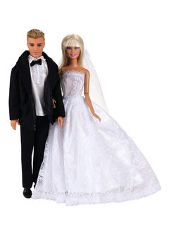 Barbie And Ken Doll Wedding Outfit Set