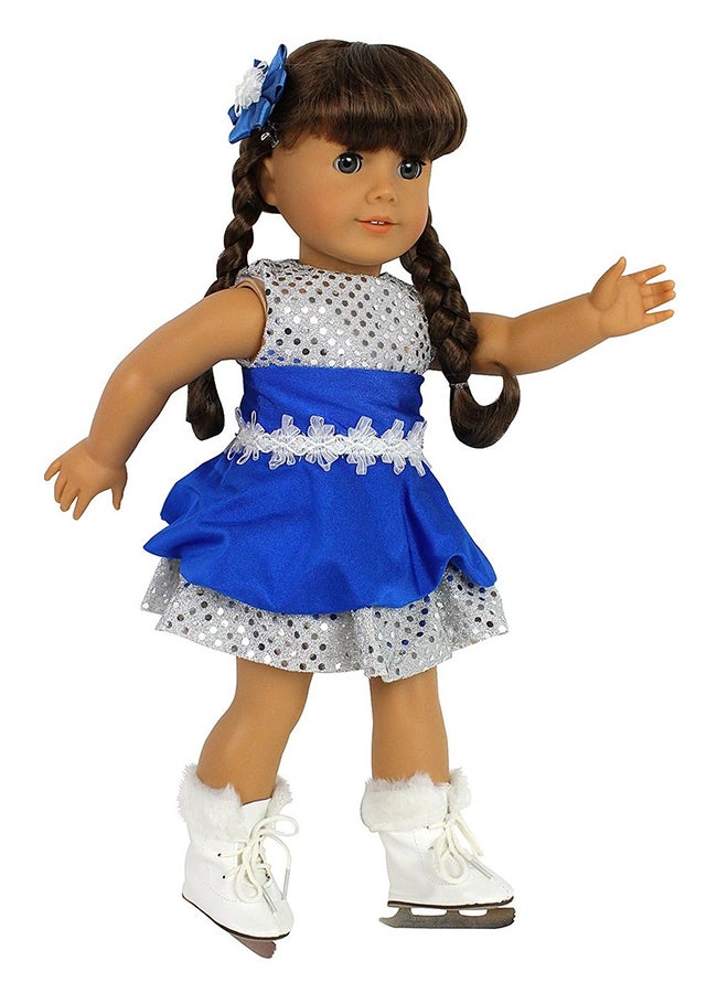Dress Along Dolly Ice Skating Doll Outfit  - Image 2