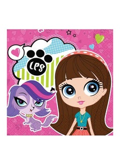 20-Piece Littlest Pet Shop Themed Tissue Tableware Party Supplies