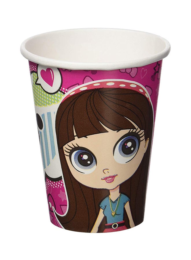 ريزكولر - طقم أكواب بنمط الرسوم المتحركة "Littlest Pet Shop" مكون من 8 قطع - Image 1