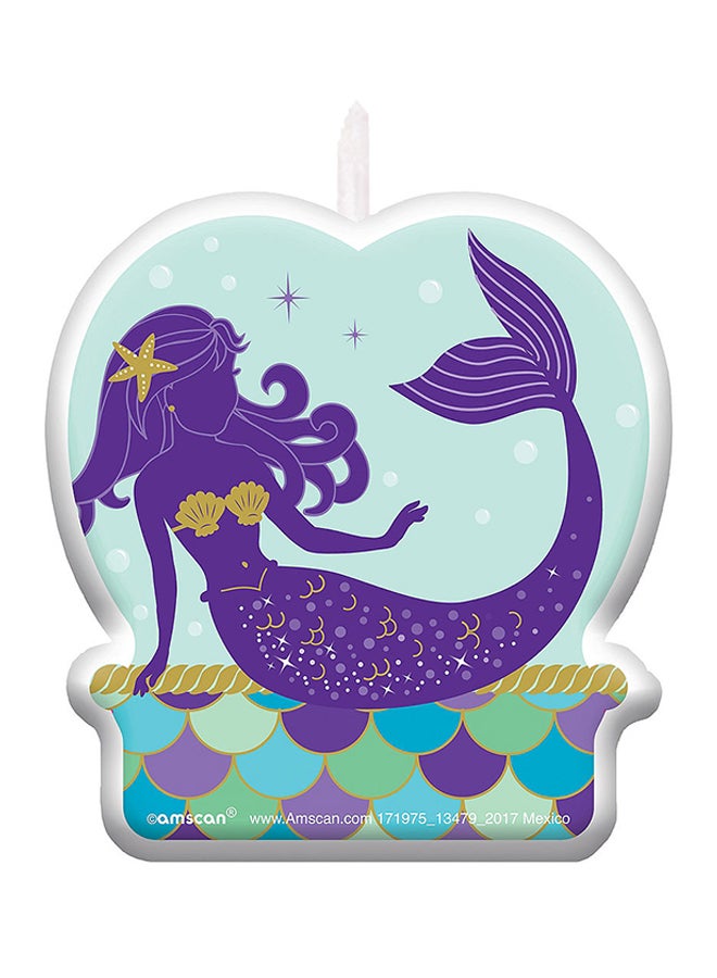Amscan Mermaid Wishes Birthday Candle Party Supplies