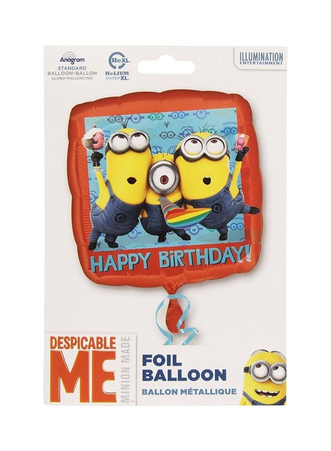 Anagram Despicable Me Happy Birthday Balloon 18inch - Image 2