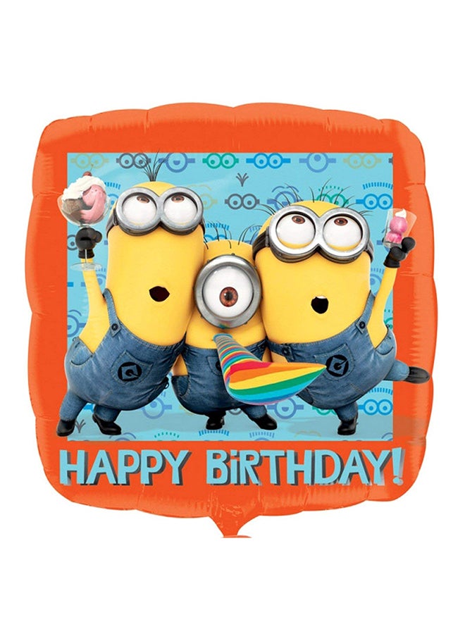 Anagram Despicable Me Happy Birthday Balloon 18inch - Image 1