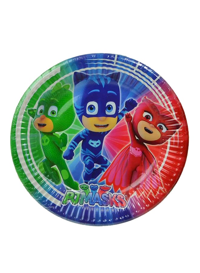 Procos 8-Piece Pj Masks Plate Set 7inch