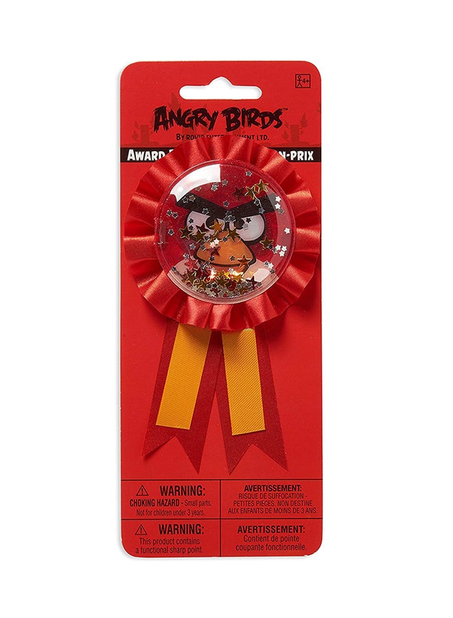 شريط جائزة من قُصاصات الورق بتصميم شخصيات لعبة "Angry Birds"