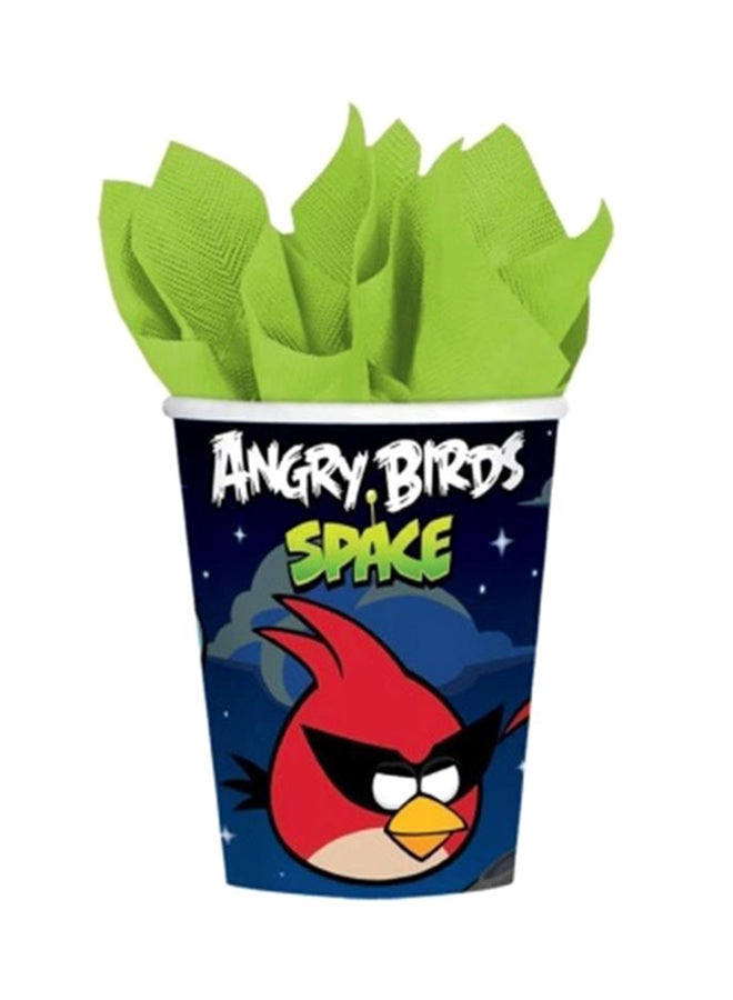 Amscan 8-Piece Angry Birds Space Disposable Beverages Cup Set