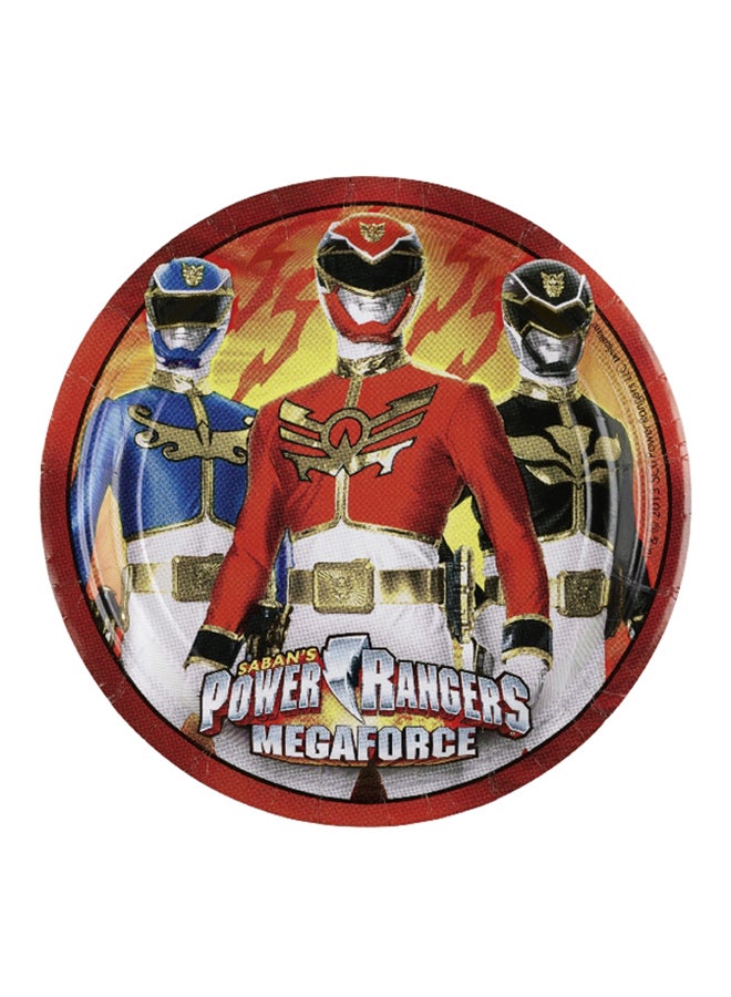 Riethmuller - 8-Piece Power Rangers Mega Force Plate Set 7inch - Image 1