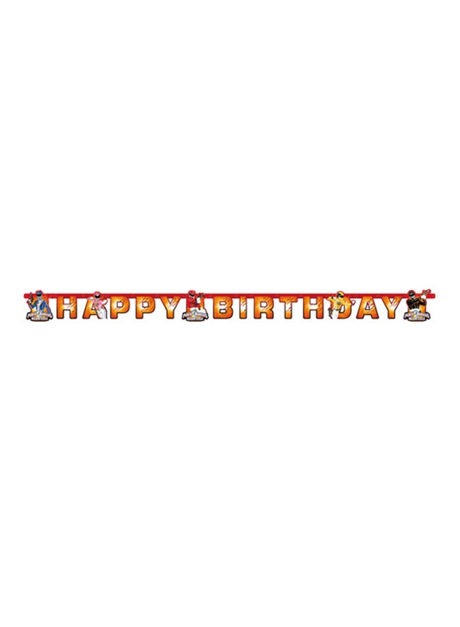 Riethmuller - Power Rangers Mega Force Happy Birthday Banner - Image 1