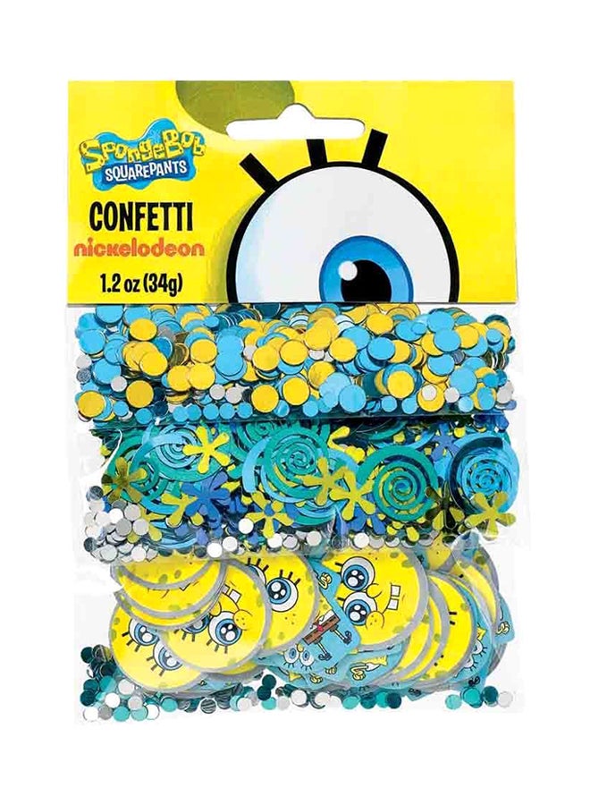 أمسكان طقم قصاصات ورق ملون بطبعة سبونج بوب من نيكلوديون - Image 1