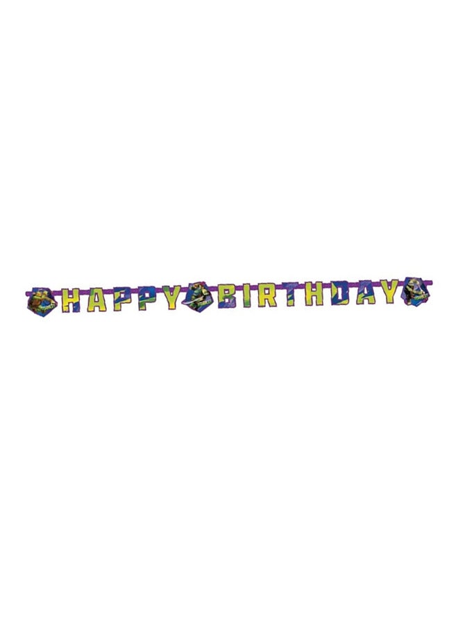 ريزكولر مجموعة لافتات بطبعة عبارة "Happy Birthday" 6قدم 