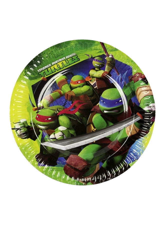 Riethmuller - 8-Piece Teenage Mutant Ninja Turtles Printed Dessert Plate Set 18cm - Image 1