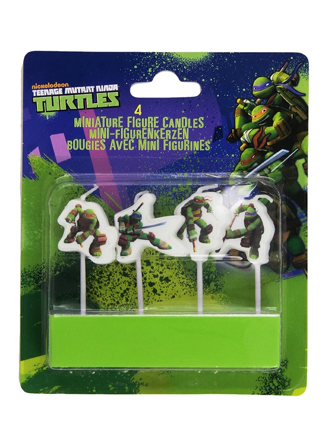 ريزكولر طقم شموع بتصميم فيلم Teenage Mutant Ninja Turtles مكون من 4 قطع  - Image 2