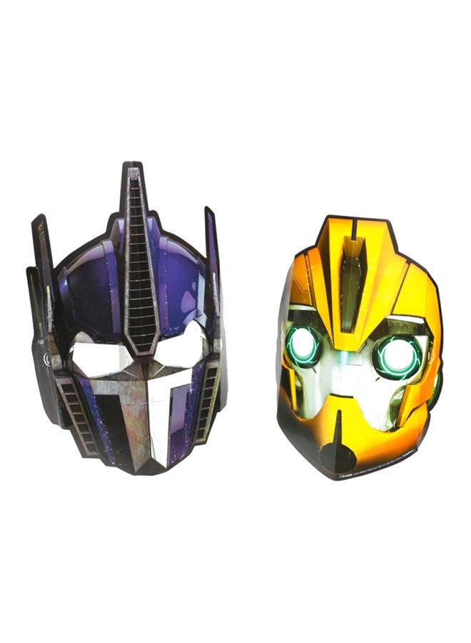Amscan - 6-Piece Transformers Party Masks Set - Image 1