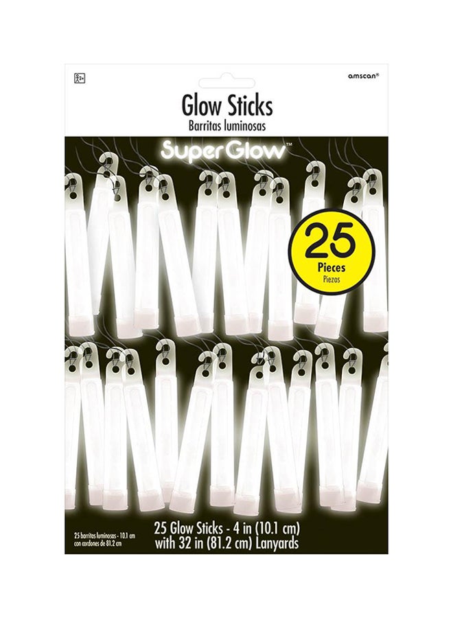 Amscan Set Of 25 Glow Sticks 4inch Party Accessories Party Supplies 4inch 