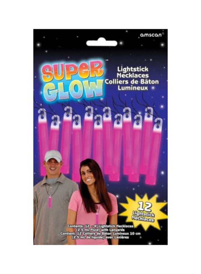 أمسكان مجموعة عصي مضيئة من 12 قطعة 4بوصة