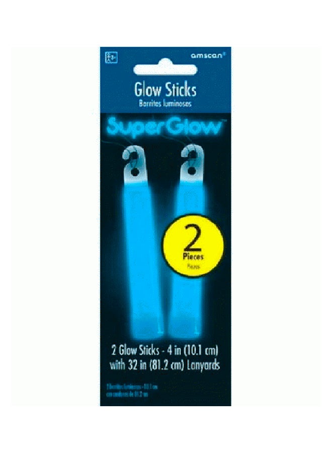Amscan 2-Piece Super Glow Luminous Sticks Necklace Set