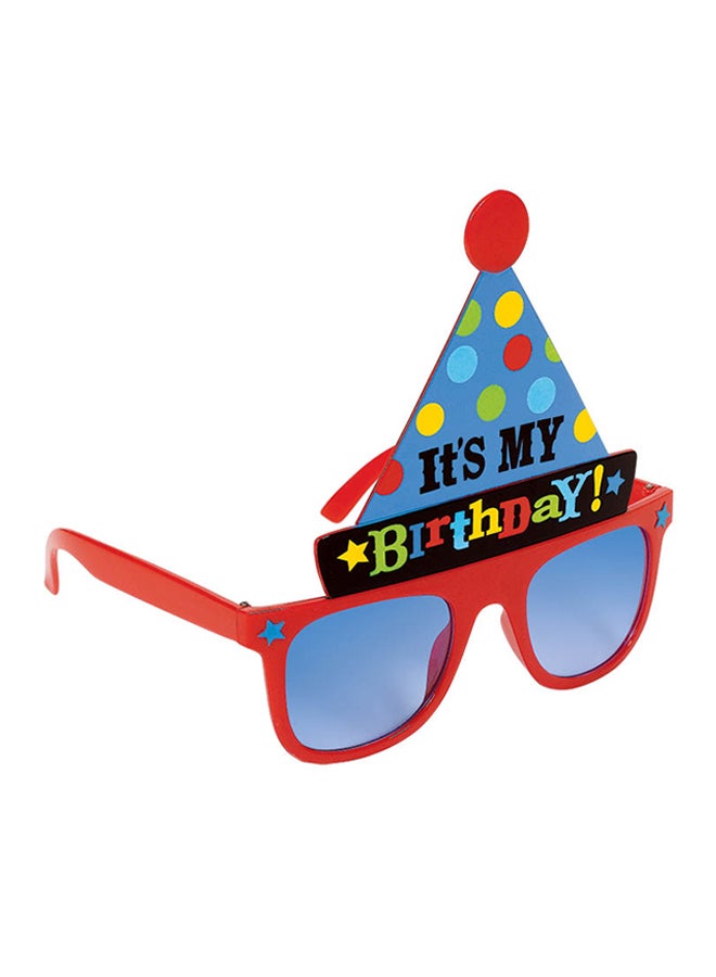 أمسكان نظارة شمسية فن شيد متألقة بنمط عيد الميلاد للأطفال