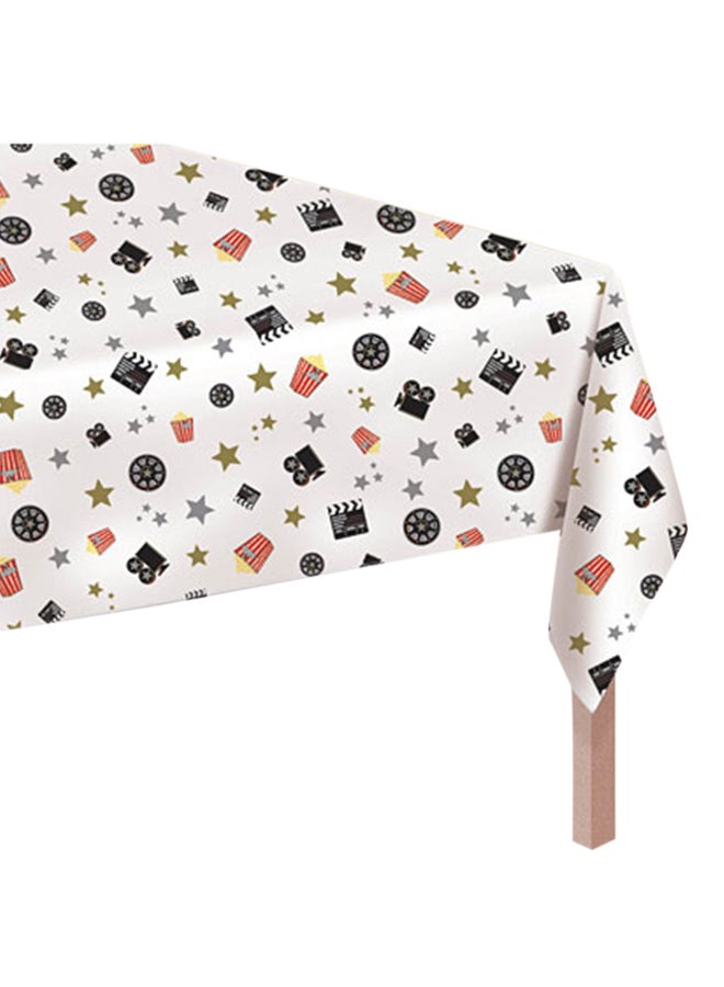 Amscan Popcorn Printed Decorative Table Cover Premium Tableware for Parties, Party Supplies