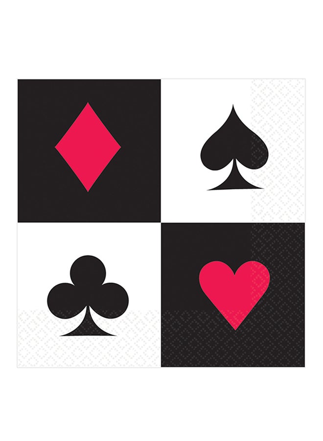 Amscan 8-Piece Place Your Bet Plate Set 7inch