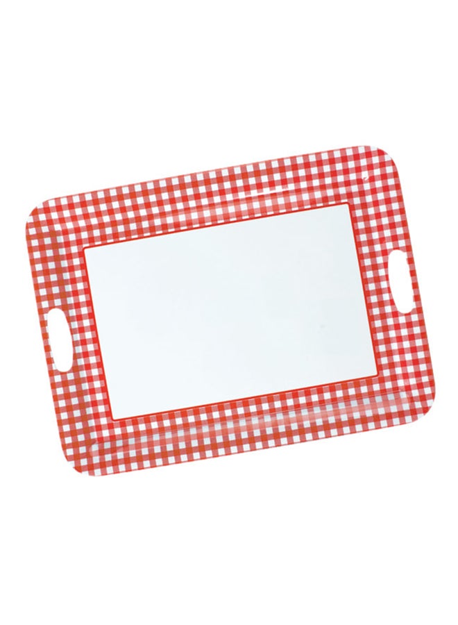 Amscan Picnic Party Melamine Cut Out Handle Tray Premium Tableware for Parties, Party Supplies