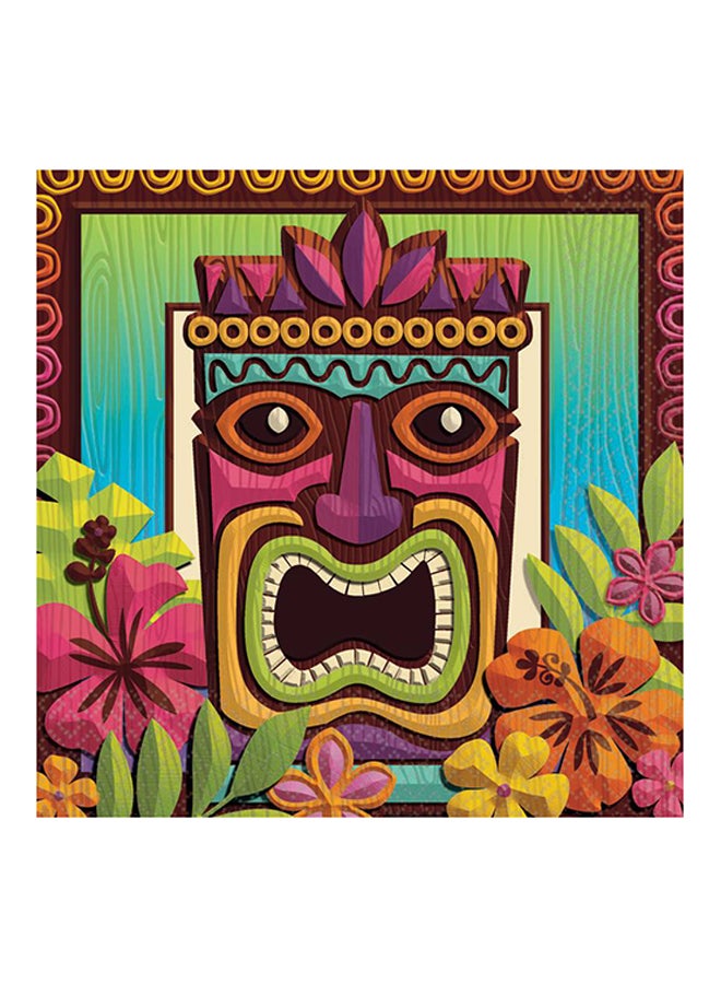 Amscan 125-Piece Tropical Tiki Tissue Set 