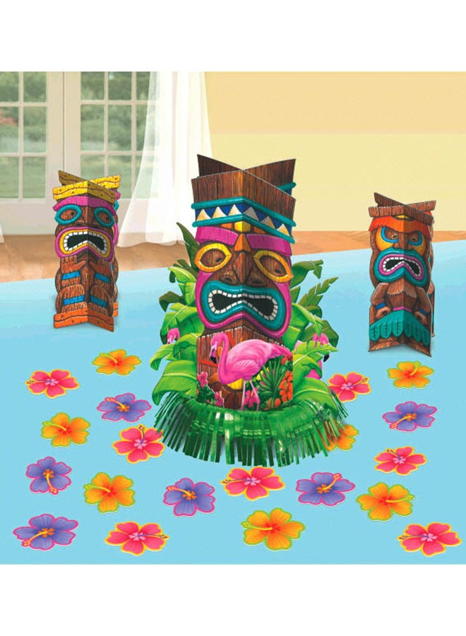 Amscan Tiki Table Decoration Kit Table Decorations Party Supplies - Image 2