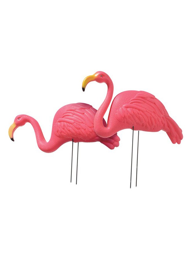 Amscan 2-Piece Flamingo Garden Stakes - Image 1