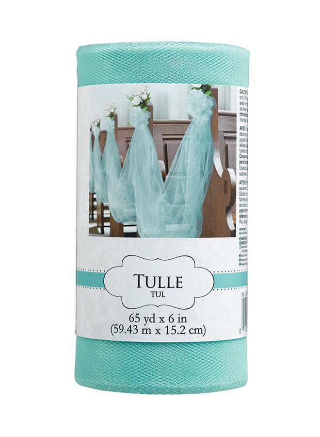 Amscan Robins Egg Tulle Spool 65yard for Wedding Decorations Party Supplies 65yard