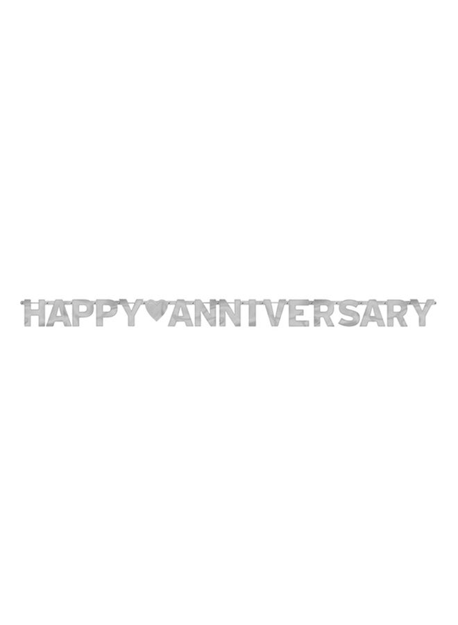 Amscan Happy Anniversary Letter Banner Set 7.8feet Birthday Decoration and Party Supplies 7.8feet