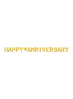Party Centre Happy Anniversary Banner 7.75feet Birthday Decoration and Party Supplies 7.75feet