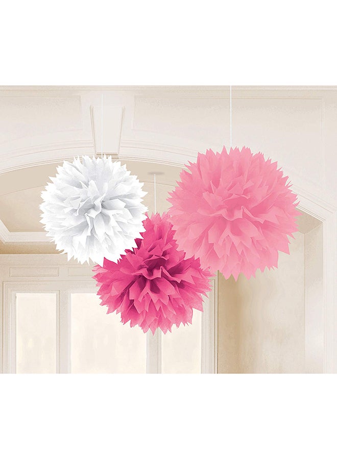Amscan 3-Piece Fluffy Decoration Set 16inch - Image 2